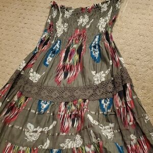 She's Cool Pink and Gray Dress Size XL